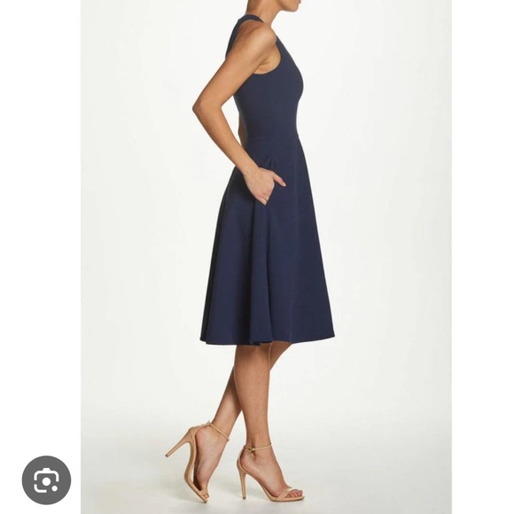 Dress the Population Catalina Fit and Flare Cocktail Dress EEEUC